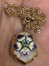 Antique Gold Filled Pansy