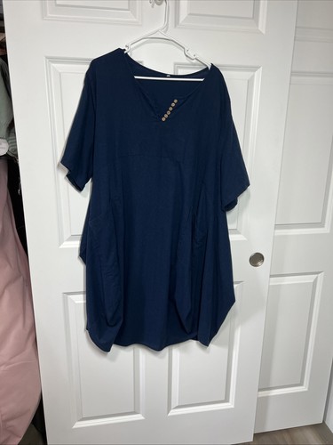 Euc linen cotton oversized - linen,