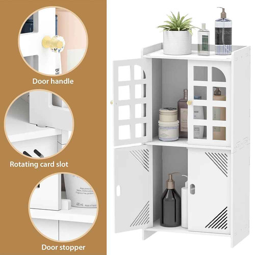 Tier bathroom floor cabinet - 3,