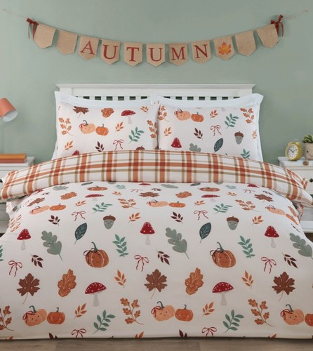 Autumn bedding set cute - autumn,