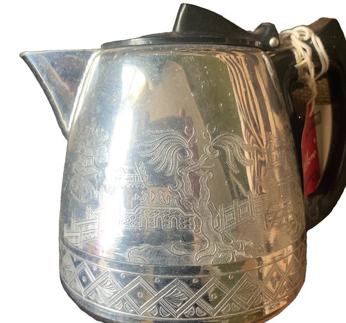 Swan willow metal - swan, teapot