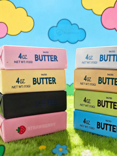 Soft foam butter squishy - foam,