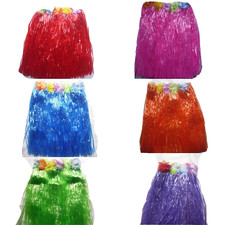 Hawaiian Grass Skirt Flower Hawaiian Tropical Fancy Dress Tropical Beach Party