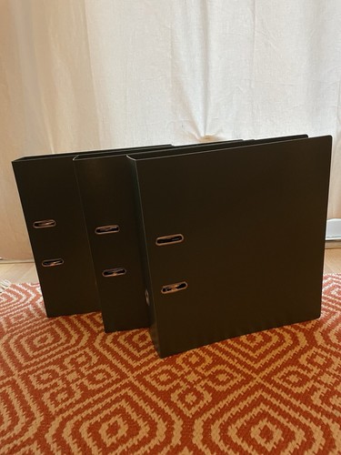 Paperchase ring binders dark - **paperchase,