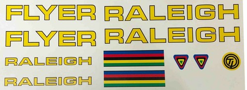 Raleigh flyer set - flyer,