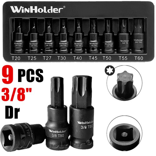 9pcs impact torx star bit - 9pcs,