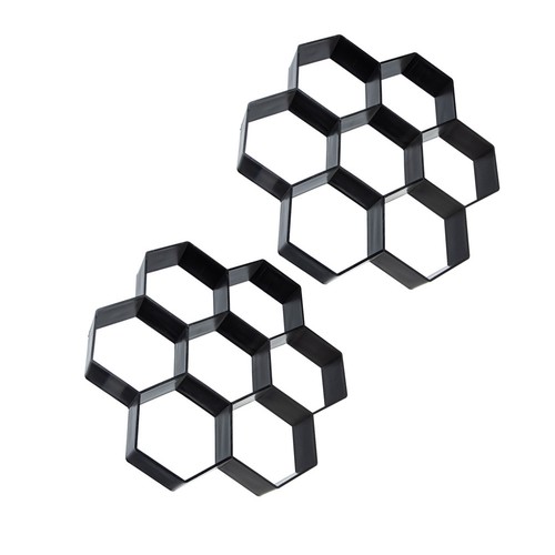 Reusable plastic hexagon - plastic,