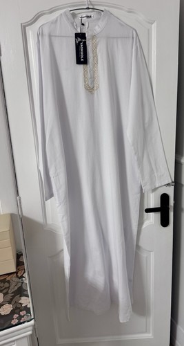 Men white thobe - men’s,