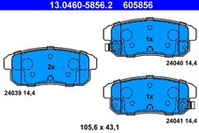 REAR BRAKE PAD SET DISC BRAKE