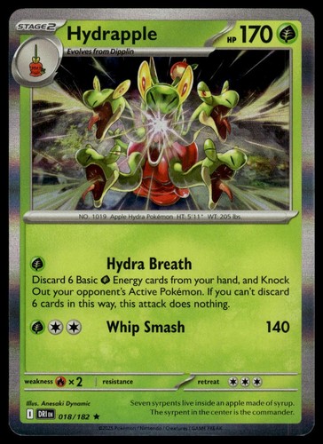 Hydrapple 018 182 holo - holo, sv10