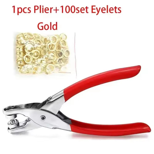 Steel eyelet pliers - steel,
