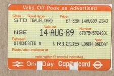 APTIS special card - London One Day Capitalcard issued 1989 at Winchester  