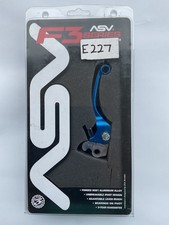 ASV listed Honda / Kawasaki / Suzuki / Yamaha F3 Off-Road Short Blue Brake Lever