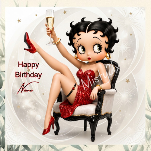 Personalised betty boop - personalised,