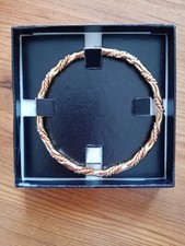 Vintage Monet Gold Plated Twist Bracelet Bangle