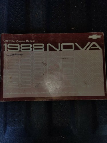 1988 chevrolet nova - 1988,