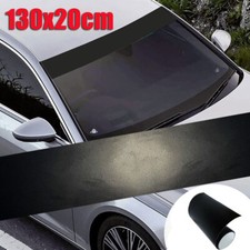 Car Front Windshield Matte Black Window Visor Sun Strip Vinyl Decal Stickers
