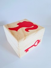 Barbie Jewellery/storage box PERSONALISED  square x1