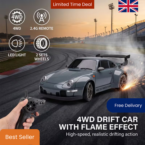 Drift car 4wd - rc, 2.4ghz