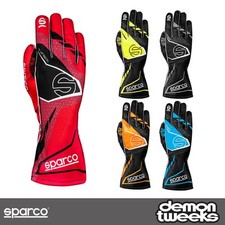 Sparco K-Attack Kart Gloves - Pre-Curved Fingers, Silicone Printed Palm