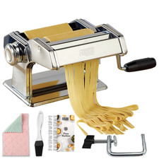 Pasta Maker Machine 3 in 1 Stainless Steel Manual Pasta Roller for Spaghetti