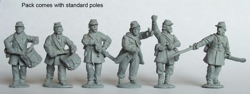 28mm acw confederate infantry - acw,