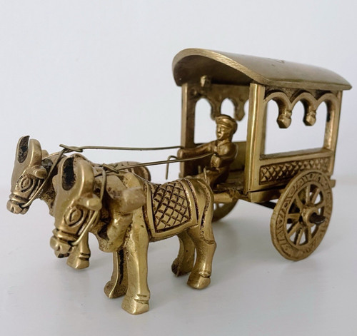 Brass hindu bull - brass,