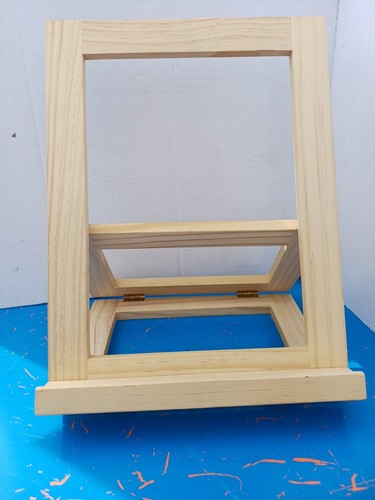 Folding wooden tabletop easel - folding,