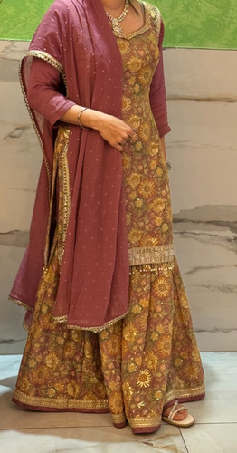 Party wear punjabi suit - punjabi,