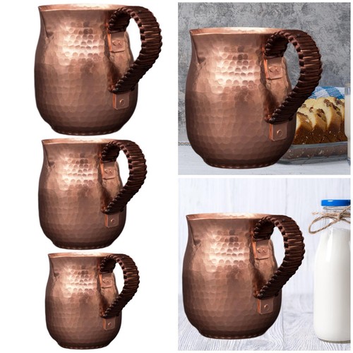 Copper cup milk pourer - copper, tea