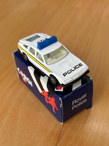 Corgi rover 3500 police car - corgi,