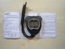 RSVOM Handheld Digital Sports Stopwatch with Alarm/Calendar & Instruction Manual