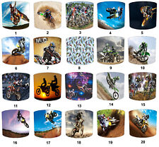 Motocross Dirt Bike Motorbike Table Lampshades Ceiling Lights & Pendant Lights.