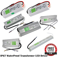 IP67 Waterproof Power Supply PSU AC 240V -DC 12V Transformer LED Driver 10W-350W