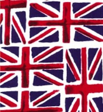 Cotton Flag Fabric - Union Jack - Bunting Craft Fabric Material Metre (C6144)