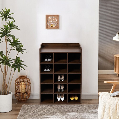 Cubes wooden shoe storage - 15,