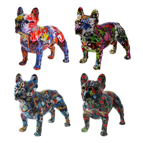 French bulldog statue resin - bulldog,