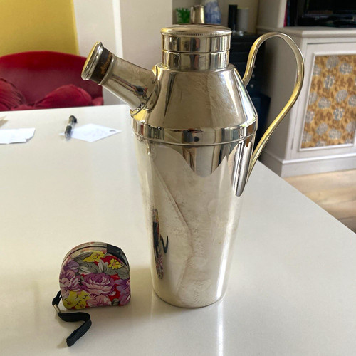 Silver plated cocktail shaker - ,
