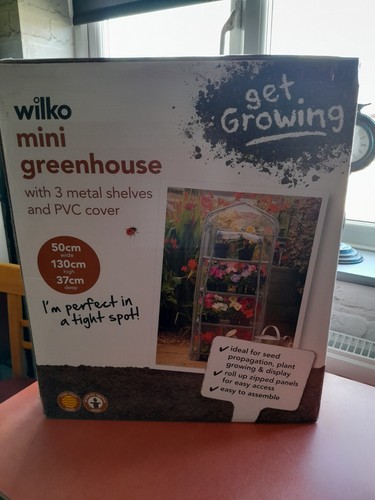 Wilko mini greenhouse with - mini,
