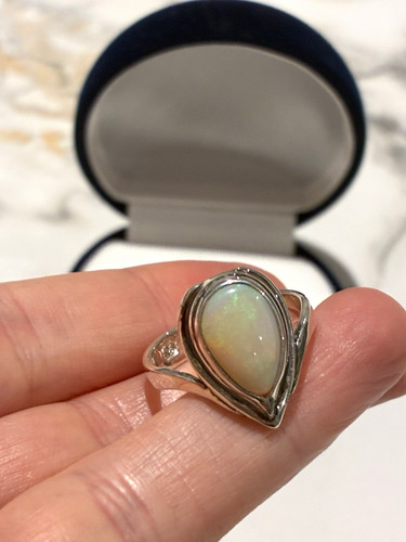 Aurora flame natural opal - natural,