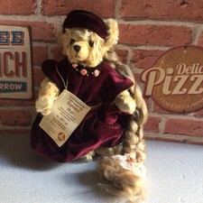 Golden Mohair Rapunzel Bear By