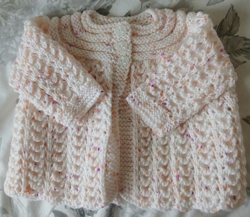 Beautiful hand knitted - hand, matinee