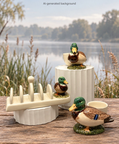 Quail mallard duck breakfast - mallard,
