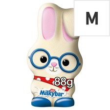 Milkybar white chocolate bunny - white,