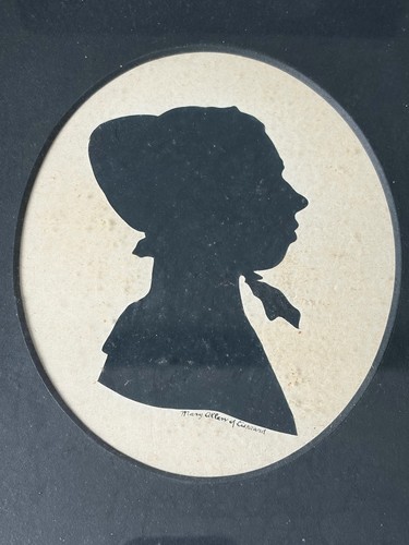 Silhouette portrait woman - a,