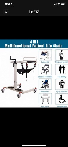 Patient lift transfer chair - lift,