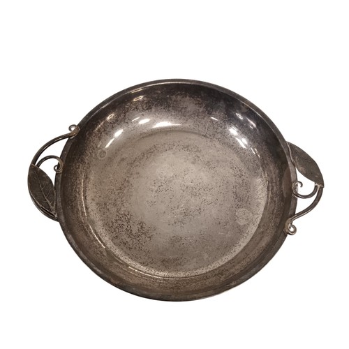 Vintage silver plate bowl - silver,