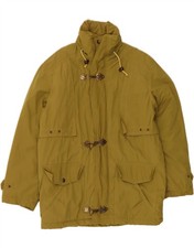 PIT STOP Mens Loose Fit Windbreaker Jacket UK 38 Medium Khaki Cotton CO30