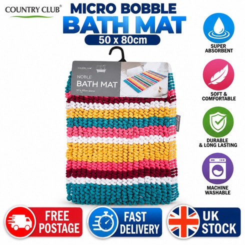 Vibrant striped bobble bath - vibrant,