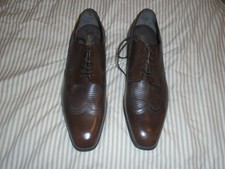 M & S COLLIZIONE SIZE 11 BRAND NEW BROWN SHOES